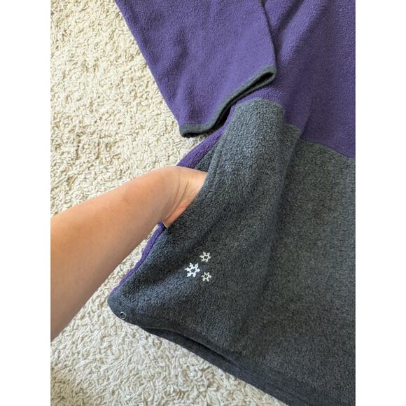 Vintage Disney Eeyore 1/4 Zip Fleece Womens 22W Purple Winter Pooh Igor Holiday - Picture 5 of 8